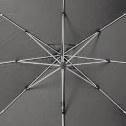 Parasol Déporté Carré Equador Ardoise Hespéride 12 Parasol Déporté Carré Equador Ardoise Hespéride -Magasin Mobilier parasol deporte carre equador ardoise hesperide 1 4