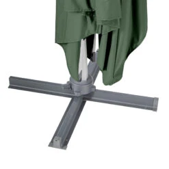 Parasol Déporté Rectangulaire Equador Olive Hespéride -Magasin Mobilier parasol deporte rectangulaire equador olive hesperide 1 5