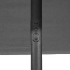 Parasol Droit Carré 2,5x2,5m Soya Ardoise Hespéride -Magasin Mobilier parasol droit carre 25x25m soya ardoise hesperide 1 4