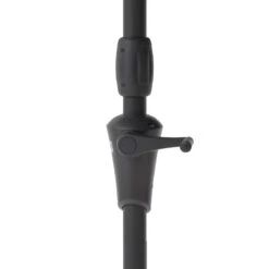 Parasol Droit Rond 2,7m Sisko Ardoise Hespéride -Magasin Mobilier parasol droit rond 27m sisko ardoise hesperide 1 3