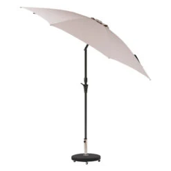 Parasol Droit Rond 2,7m Sisko Taupe Hespéride 8 Parasol Droit Rond 2,7m Sisko Taupe Hespéride -Magasin Mobilier parasol droit rond 27m sisko taupe hesperide 2
