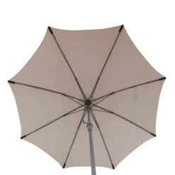 Parasol Droit Rond 2,7m Sisko Taupe Hespéride 9 Parasol Droit Rond 2,7m Sisko Taupe Hespéride -Magasin Mobilier parasol droit rond 27m sisko taupe hesperide 3