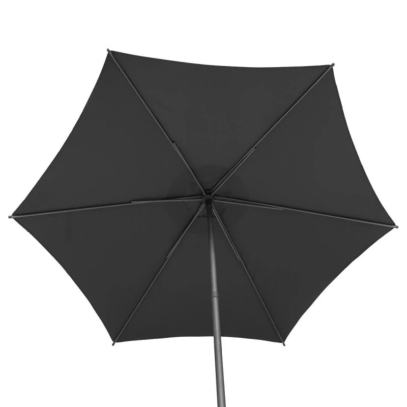 Parasol Droit Rond 2,7m Soya Ardoise Hespéride 2 Parasol Droit Rond 2,7m Soya Ardoise Hespéride – Image 2