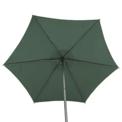 Parasol Droit Rond 2,7m Soya Vert Olive Hespéride -Magasin Mobilier parasol droit rond 27m soya vert olive hesperide 4