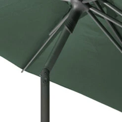 Parasol Droit Rond 2,7m Soya Vert Olive Hespéride -Magasin Mobilier parasol droit rond 27m soya vert olive hesperide 5