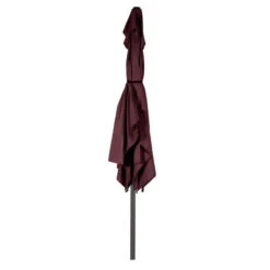 Parasol Mat Central 2x3 M Loompa Bordeaux Hespéride -Magasin Mobilier parasol mat central 2x3 m loompa bordeaux hesperide 3