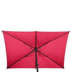 Parasol Mat Central 2x3 M Loompa Grenade Hespéride -Magasin Mobilier parasol mat central 2x3 m loompa grenade hesperide 4