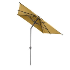 Parasol Mat Central 2x3 M Loompa Moutarde Hespéride 10 Parasol Mat Central 2x3 M Loompa Moutarde Hespéride -Magasin Mobilier parasol mat central 2x3 m loompa moutarde hesperide 2