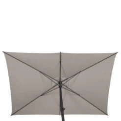 Parasol Mat Central 2x3 M Loompa Taupe Hespéride 12 Parasol Mat Central 2x3 M Loompa Taupe Hespéride -Magasin Mobilier parasol mat central 2x3 m loompa taupe hesperide 4