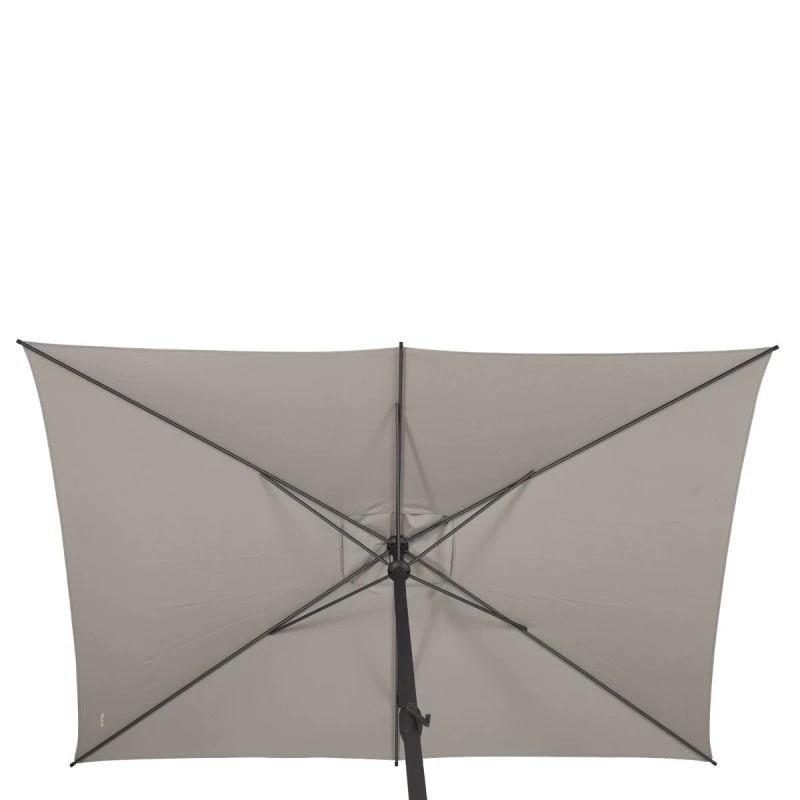Parasol Mat Central 2x3 M Loompa Taupe Hespéride 5 Parasol Mat Central 2x3 M Loompa Taupe Hespéride – Image 5