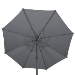 Parasol Mat Central Rond 3m Loompa Ardoise Hespéride 10 Parasol Mat Central Rond 3m Loompa Ardoise Hespéride -Magasin Mobilier parasol mat central rond 3 loompa ardoise hesperide 3