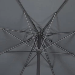 Parasol Mat Central Rond 3m Loompa Ardoise Hespéride 11 Parasol Mat Central Rond 3m Loompa Ardoise Hespéride -Magasin Mobilier parasol mat central rond 3 loompa ardoise hesperide 4