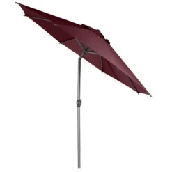 Parasol Mat Central Rond 3m Loompa Bordeaux Hespéride 9 Parasol Mat Central Rond 3m Loompa Bordeaux Hespéride -Magasin Mobilier parasol mat central rond 3m loompa bordeaux hesperide 2