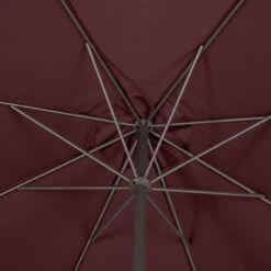 Parasol Mat Central Rond 3m Loompa Bordeaux Hespéride 11 Parasol Mat Central Rond 3m Loompa Bordeaux Hespéride -Magasin Mobilier parasol mat central rond 3m loompa bordeaux hesperide 4