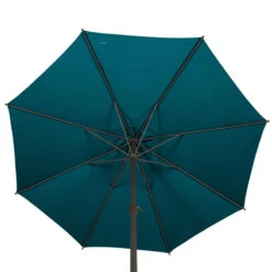 Parasol Mat Central Rond 3m Loompa Canard Hespéride -Magasin Mobilier parasol mat central rond 3m loompa canard hesperide 3