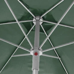 Parasol Rond 2,3m Anzio Vert Olive Hespéride -Magasin Mobilier parasol rond anzio vert olive hesperide 1 3
