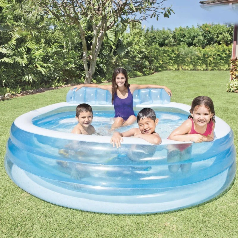 Piscine Familiale Avec Banquette Intégrée Intex 2 Piscine Familiale Avec Banquette Intégrée Intex – Image 2