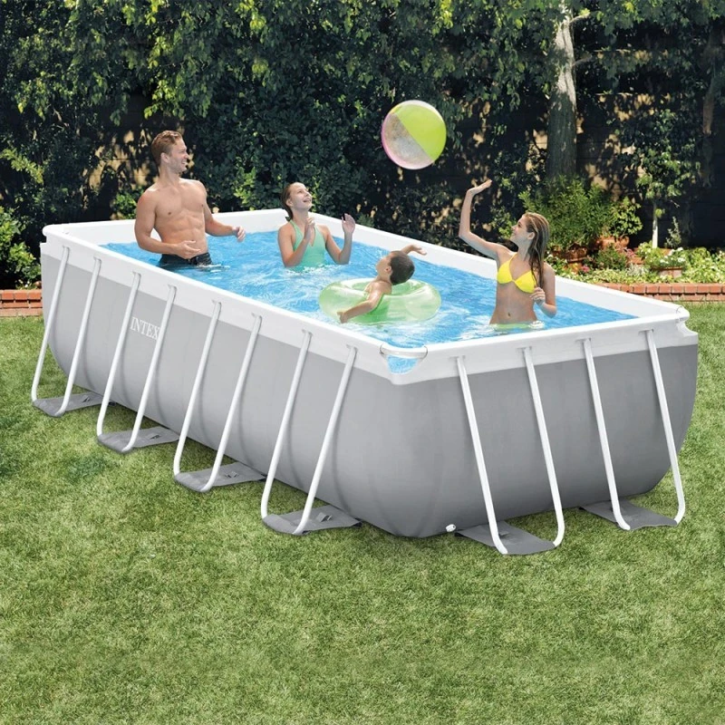Piscine Prism Rectangulaire 4x2x1 M Avec Accessoires Intex 1 Piscine Prism Rectangulaire 4x2x1 M Avec Accessoires Intex