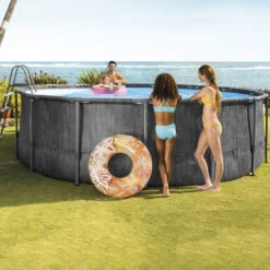 Piscine Tubulaire Baltik D 4.57 M H 1.22 M Intex -Magasin Mobilier piscine tubulaire baltik d 457 m h 122 m intex 5