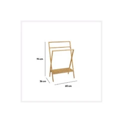 Porte Serviettes Bambou Lab'n Modul 5Five -Magasin Mobilier porte serviette bambou lab n modu 1