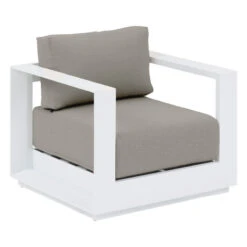 Salon De Jardin Allure Gris Minéral/blanc 5p Hespéride -Magasin Mobilier salon de jardin allure gris mineralblanc 5p hesperide 5