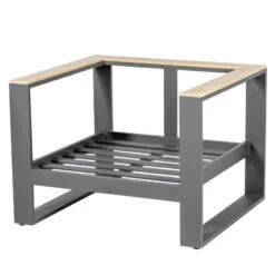 Salon De Jardin Emperia 5p En Aluminium Et Acacia Hespéride -Magasin Mobilier salon de jardin emperia 5p en aluminium et acacia hesperide 7