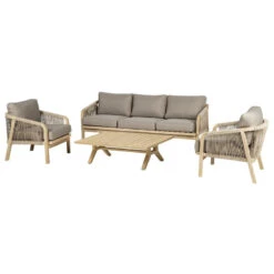 Magasin Mobilier -Magasin Mobilier salon de jardin en bois 5p papouasie hesperide 1