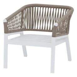 Salon De Jardin Oriengo 5 Places Taupe/blanc Hespéride -Magasin Mobilier salon de jardin oriengo 5 places taupe blanc hesperide 5