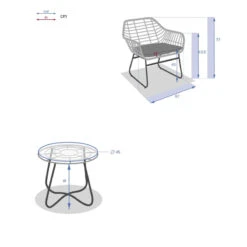 Salon Détente Extérieur Lambada 2 Places Hespéride -Magasin Mobilier salon detente exterieur lambada 2 places hesperide 9