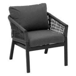 Salon De Jardin Oriengo 5 Places Anthracite/graphite Hespéride -Magasin Mobilier salon jardin oriengo 5 places anthracite graphite hesperide 4