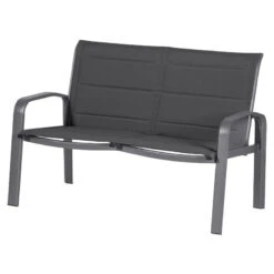 Salon De Jardin 4 Places Elyn Anthracite / Graphite Hespéride -Magasin Mobilier salon jardin places elyn anthracite graphite hesperide 1 2