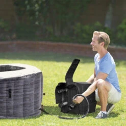 Spa Gonflable 4 Places Ardoise Carré Intex -Magasin Mobilier spa gonflable 4 places ardoise carre intex 6