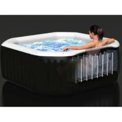 Spa Gonflable Intex Octogonal 4 Places -Magasin Mobilier spa gonflable intex octogonal 4 places 8