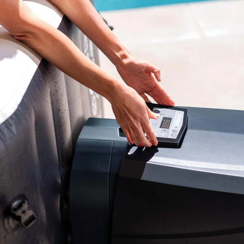 Spa Gonflable Intex Octogonal 6 Places Carbone 6 Spa Gonflable Intex Octogonal 6 Places Carbone – Image 6