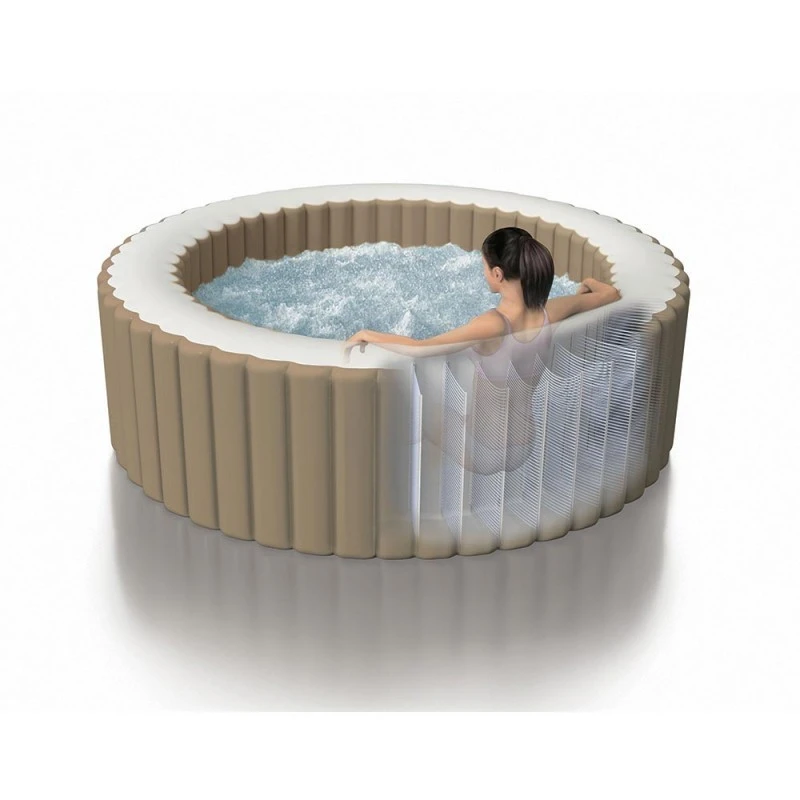 Spa Gonflable Sahara Rond 6 Places Intex 7 Spa Gonflable Sahara Rond 6 Places Intex – Image 7