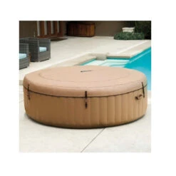 Spa Gonflable Sahara Rond 6 Places Intex 16 Spa Gonflable Sahara Rond 6 Places Intex -Magasin Mobilier spa gonflable intex rond beige 6 places 7