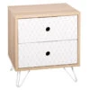 Table De Chevet 2 Tiroirs Effy Atmosphera