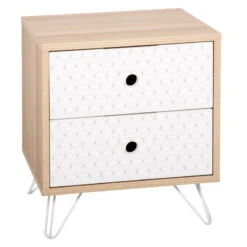 Table De Chevet 2 Tiroirs Effy Atmosphera