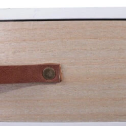 Table De Chevet Pieds Bois 1 Tiroir Blanc -Magasin Mobilier table de chevet pieds bois 1 tiroir blanc 5