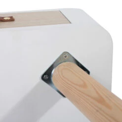 Table De Chevet Pieds Bois 1 Tiroir Blanc -Magasin Mobilier table de chevet pieds bois 1 tiroir blanc 6