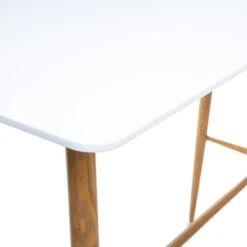 Table Haute Blanche Roka Atmosphera -Magasin Mobilier table haute blanche roka atmosphera 2