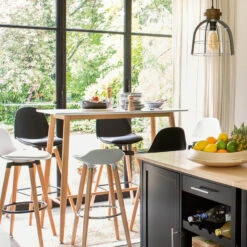 Table Haute Blanche Roka Atmosphera -Magasin Mobilier table haute blanche roka atmosphera 3