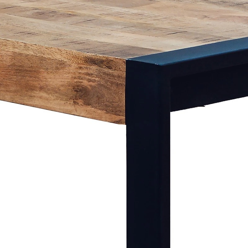 Table Haute Métal Et Bois De Manguier 2 Table Haute Métal Et Bois De Manguier – Image 2