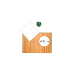 Tapis Latte Bambou 120x170cm Naturel Atmosphera -Magasin Mobilier tapis latte bambou 120x170cm naturel 2