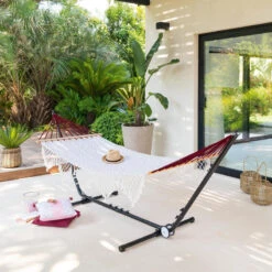 Toile Hamac Ethnique Franges 2 M Hespéride -Magasin Mobilier toile hamac ethnique franges 2 m hesperide 3