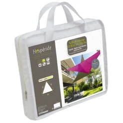 Toile Solaire 3x3x3m Curacao Blanc Hespéride -Magasin Mobilier toile solaire 3x3x3m luxe hesperide curacao blanc 4