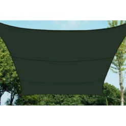 Toile Solaire 3x4m Curacao Gris Hespéride -Magasin Mobilier toile solaire 3x4m luxe hesperide curacao gris 2