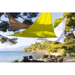 Toile Solaire 4x4x4m Neka Anori Taupe -Magasin Mobilier toile solaire 4x4x4m hesperide anori taupe 2