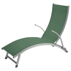 Transat Samba Pliable Et Empilable Vert Olive Hespéride -Magasin Mobilier transat samba vert olive hesperide 1 4