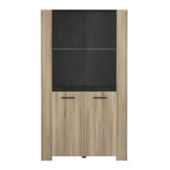Demeyere Vitrine 2 + 2 Portes H174 Cm Sheffield -Magasin Mobilier vitrine 2 2 portes h174 cm sheffield 3